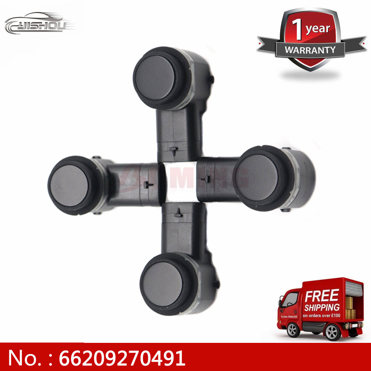 SETS(4) New PDC Reverse Parking Sensor for BMW X3 F25 X5 E70 X6 662092970491