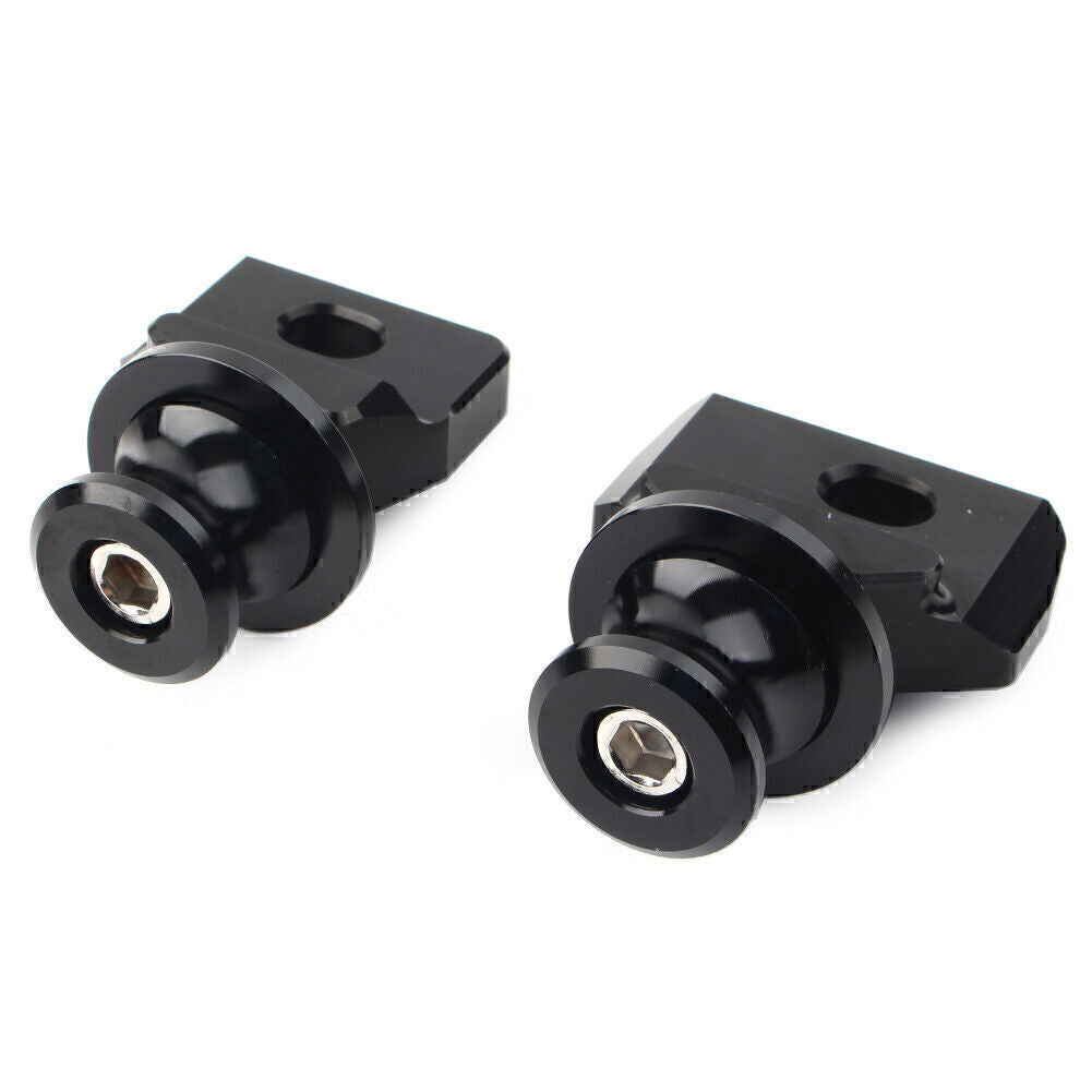 Motor Chain Adjustment Bracket Screw Rocker Reel Slider Fit for HONDA CB650R Black