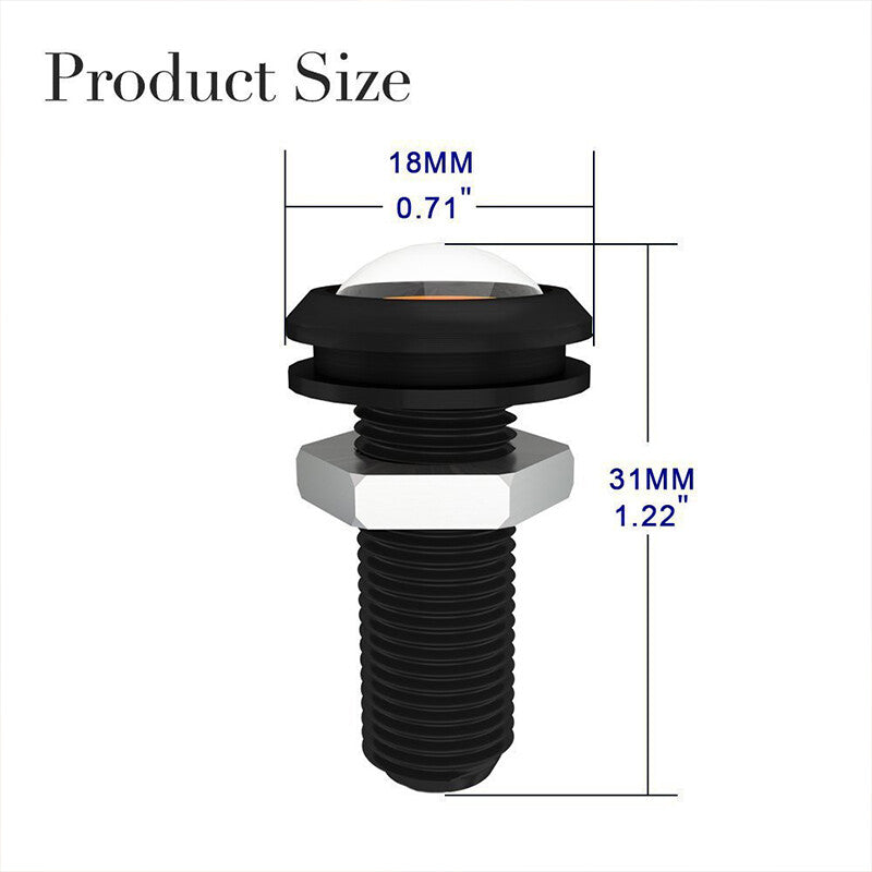 10X 9W LED 18MM for Eagle Eye Car Motor Daytime Running DRL Tail Backup Lights Bulb