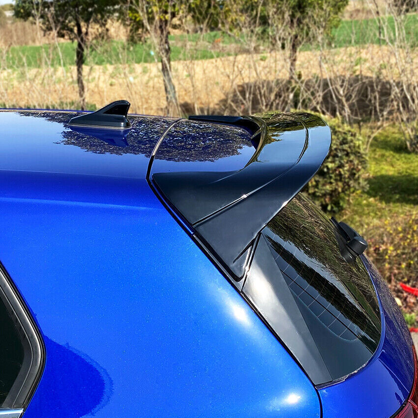 Rear Roof Spoiler Window Wing Fit for Volkswagen for VW for Golf 8 MK8 2020-21 Glossy Black