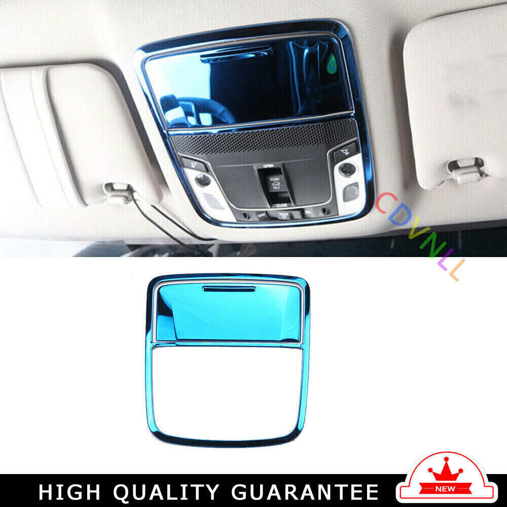 Front Reading Lamp Frame Cover Trim for Honda Accord 9th 14-2017 Blue Titanium