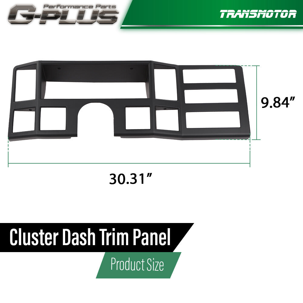 Suitable for 84-96 for Jeep Cherokee XJ speedometer cluster, dashboard trim panel bezel, black
