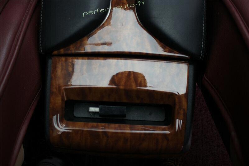 for Nissan Murano 15-24 Agate Wood Grain Handbox Center Water Cup Cover Trim 2P