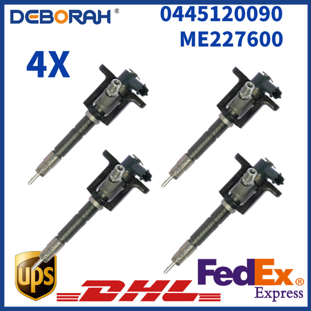 4PCS 0445120090 Diesel Injector Set ME227600 for Mitsubishi ME227600 ME225190 MB
