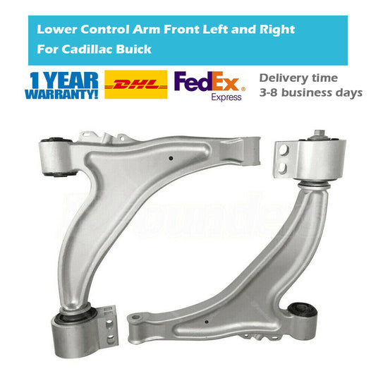 Pair Front Lower Control Arms Bushings Fit for Cadillac XTS for Buick LACROSS 2013-2018
