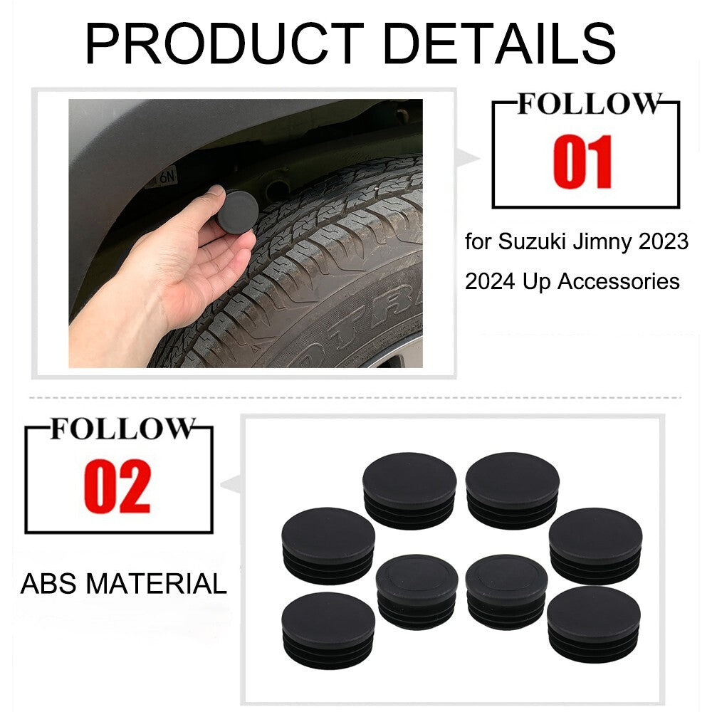 Chassis Waterproof Stopper Plugs Cover for Suzuki for Jimny GL XL 5-Door 2023 2024