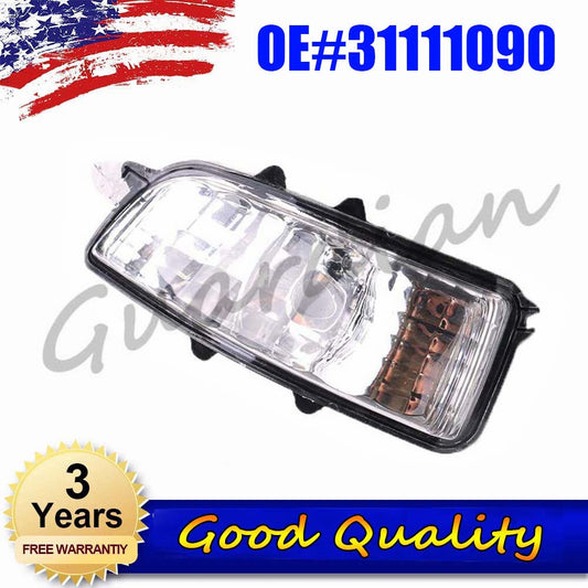 Mirror turn signal lens driver left side LH 31111090 for Volvo V70 V50 S80 S60