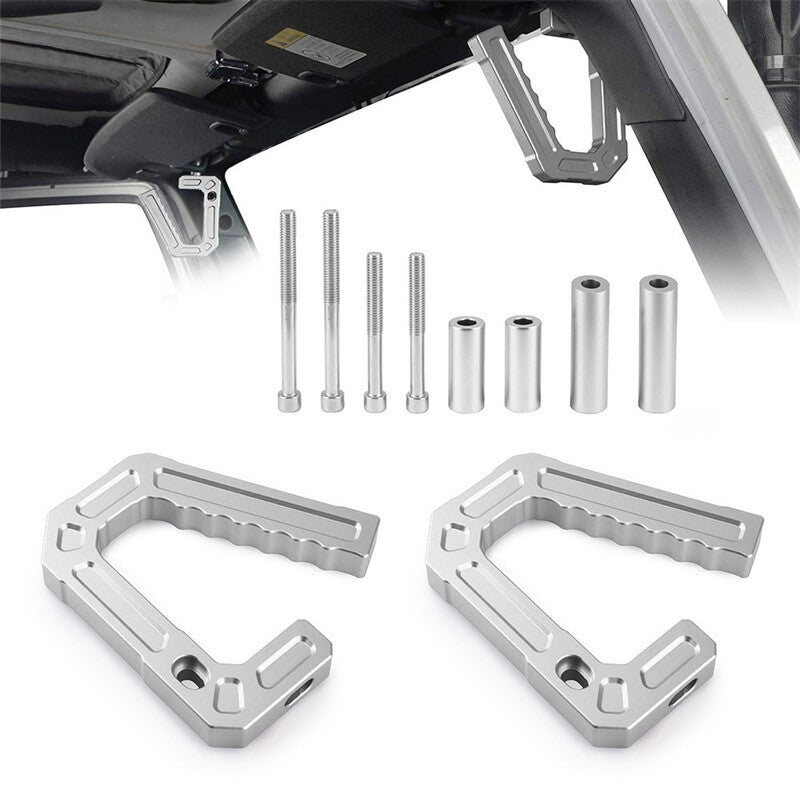 Front  Rear Grab Handles Kit Aluminum Grab Bar for 2007-2018 JK for Jeep for Wrangler