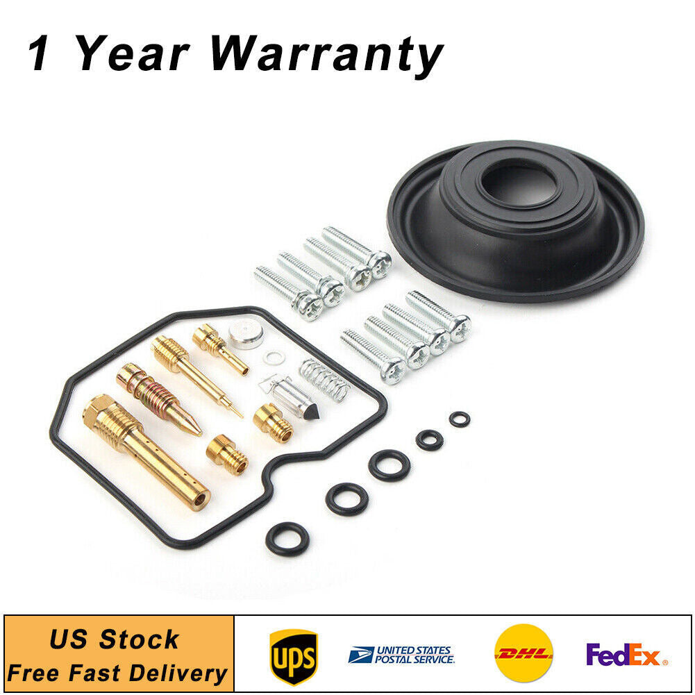 for Kawasaki KLR250 87-02 88 KLR 250 Carburetor Repair Kit Plunger Diaphragm US