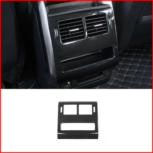 for Rover Range Sport 2014-2017 Carbon Car Rear Air Outlet Vent Panel Trim Cover