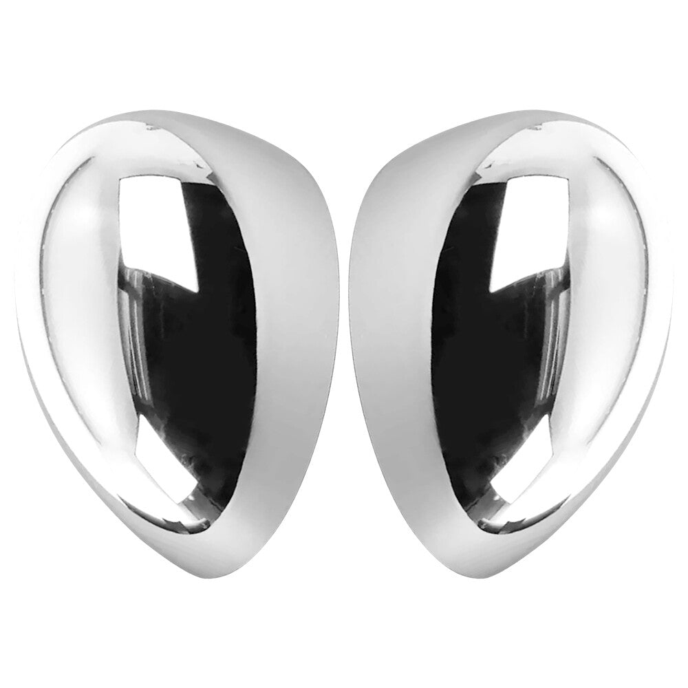2Pcs For 2005-2016 R55 R56 R57 R58 R59 R60 R61 Left+Right Wing Mirror Cap Chrome