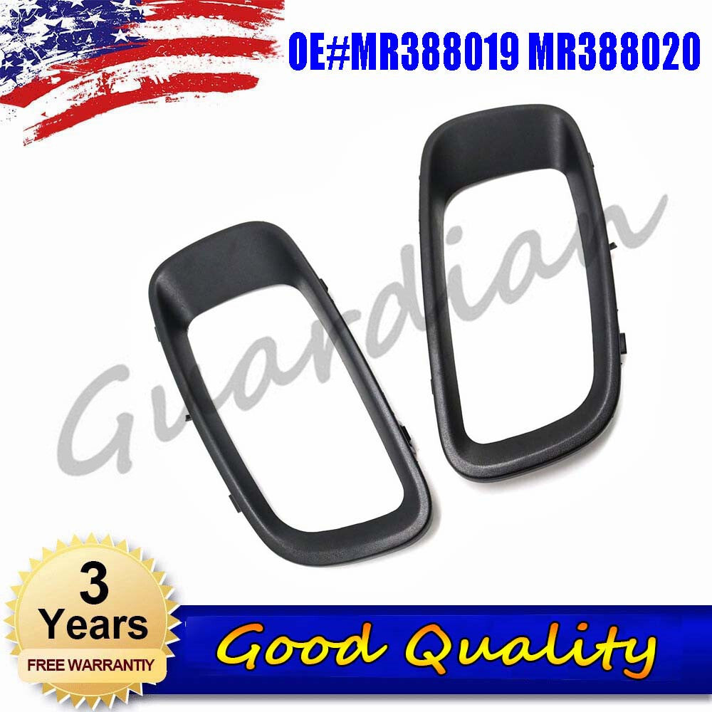 Left and right 00-03 Suitable for Mitsubishi Pajero/MONTERO MK3 fog light protective cover frame
