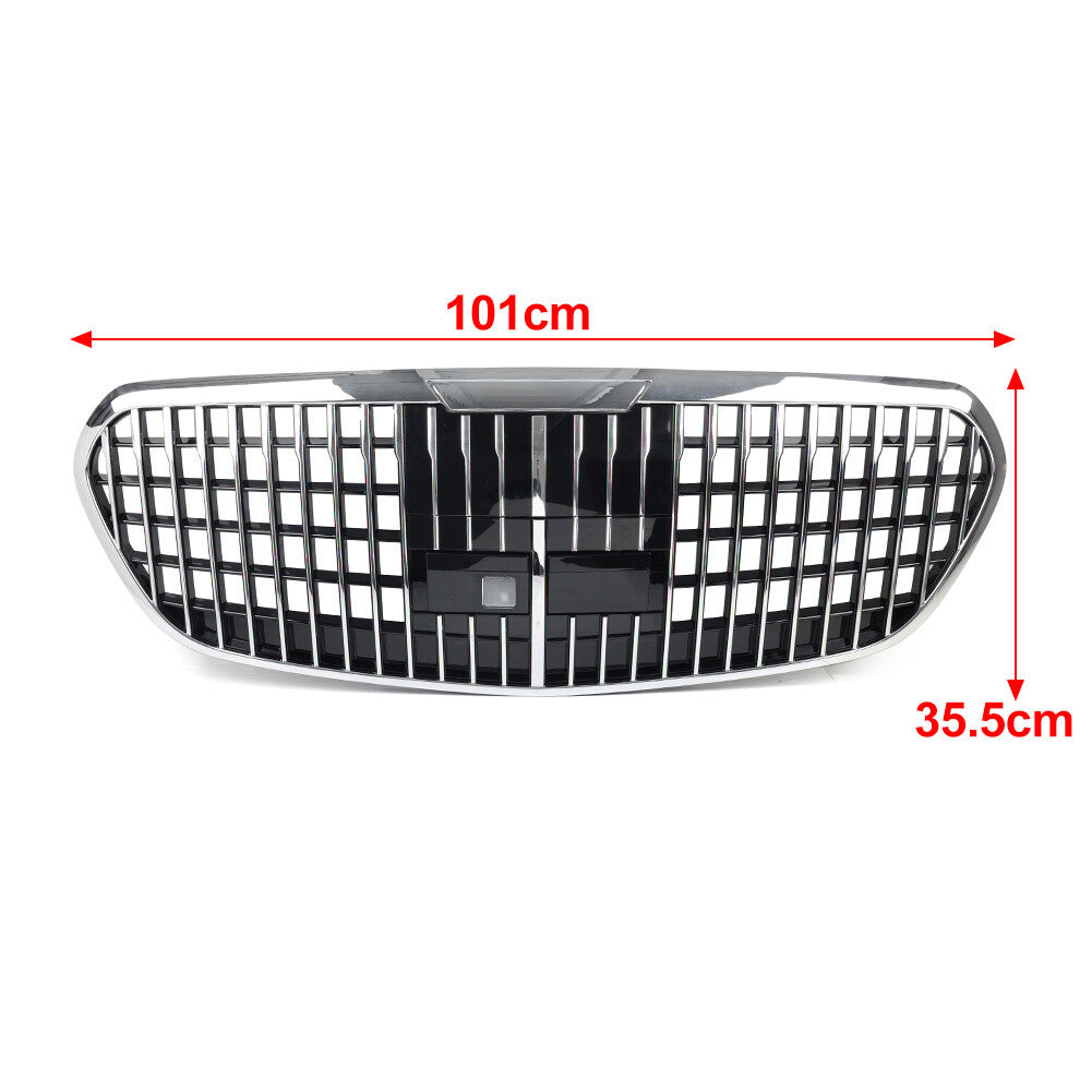 Fit for Benz S Class W223 2021-2024 22 23 Front Bumper Radiator Hood Grille
