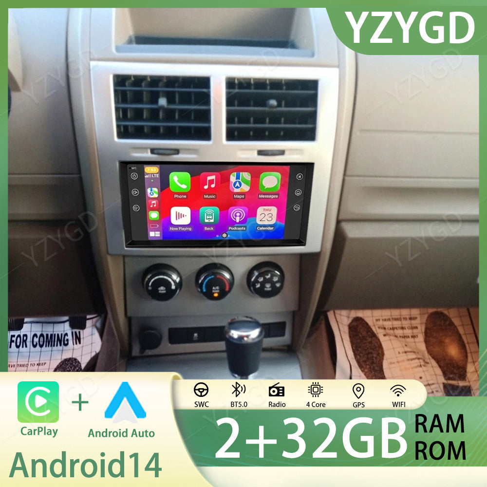 7 Android Auto Apple CarPlay for Dodge Nitro 2007-2012 Car Radio GPS WiFi GPS