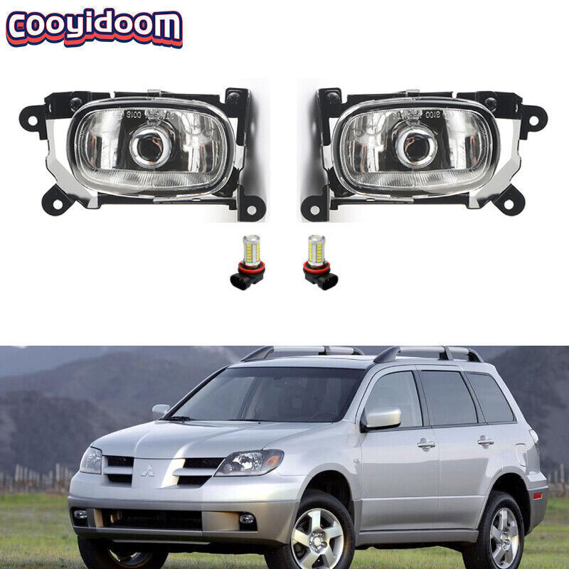 Suitable for 2003-06 for Mitsubishi Outlander LED front bumper fog lights (LHRH-)