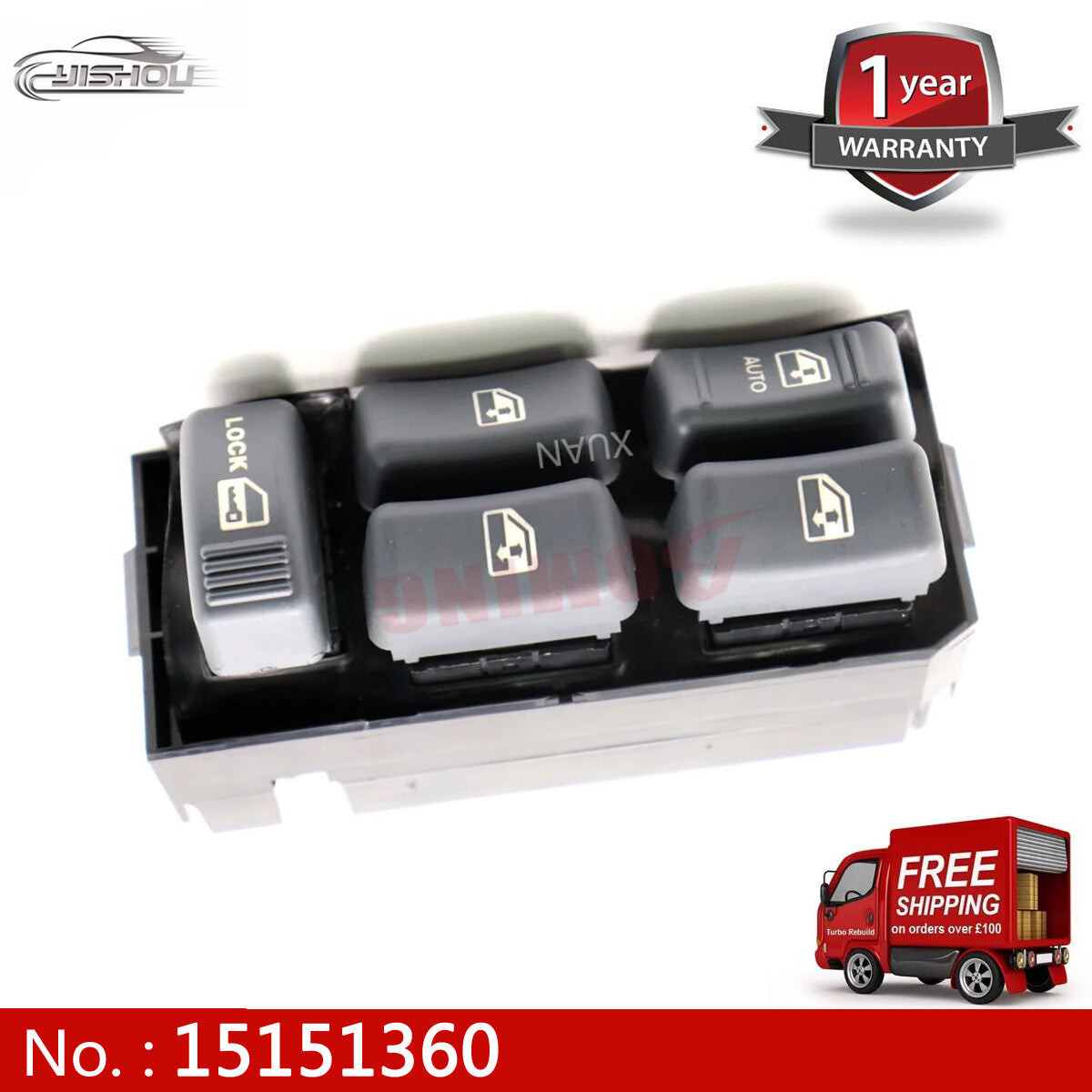 Main power window switch for Chevrolet for GMC CK 1500 2500 for Escalade Jimmy for Yukon