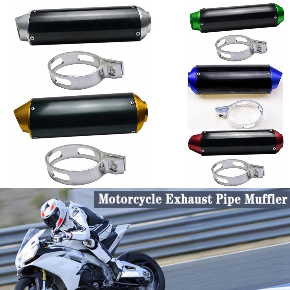 38mm exhaust muffler for 125cc, 140cc, 150cc, and 200cc Dirt Pit bicycles, YX for Lifan SSR motorcycles