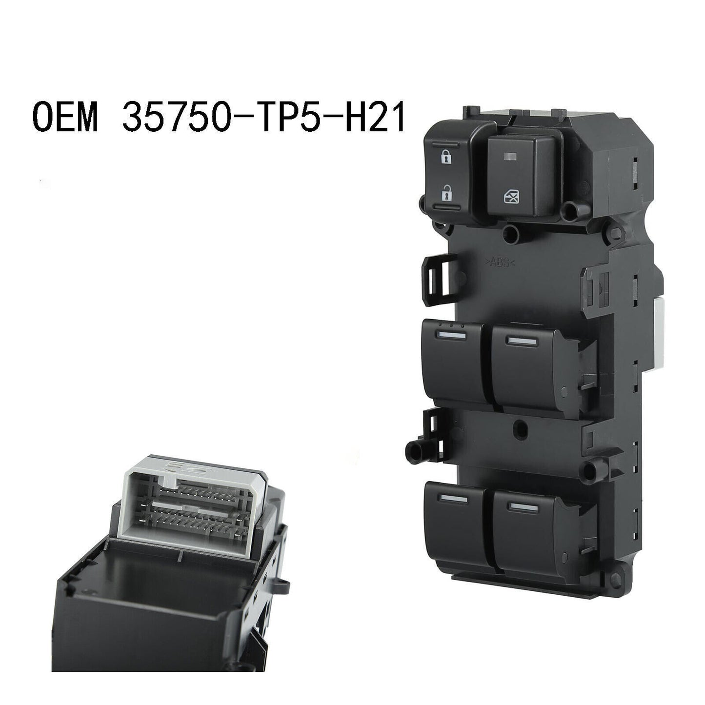 for Honda Accord 2008-2012 Front Left Side Power Window Switch 35750-TP5-H21 NEW