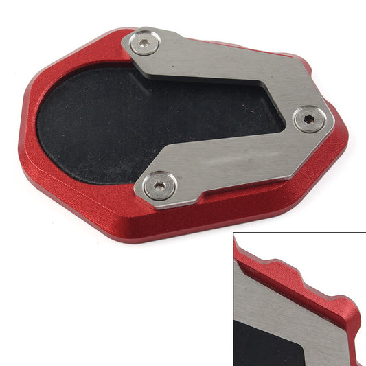 Seitenst?nder-Vergr??erer-Fu?unterlage-Auflageplatte for BMW F900R 2020-2024 Rot