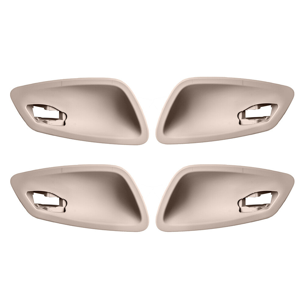 Inner Interior Door Handle Bowl Cover for BMW 3 Series E90 2005-2012 Beige 4PCS