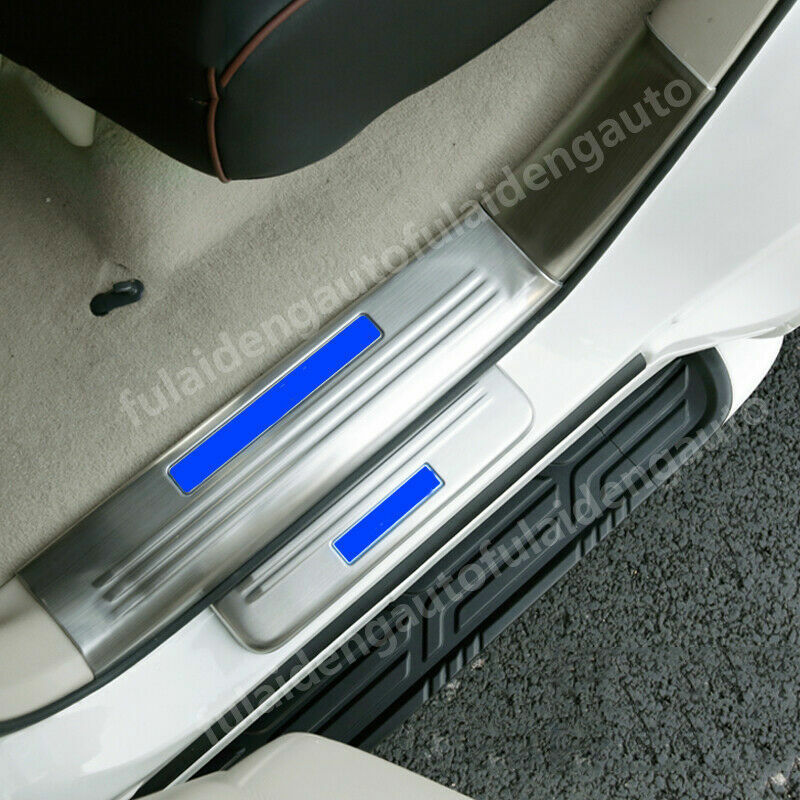 Door Sill Scuff Guard Plate Threshold Cover for Nissan Armada Patrol Y62 2017-19