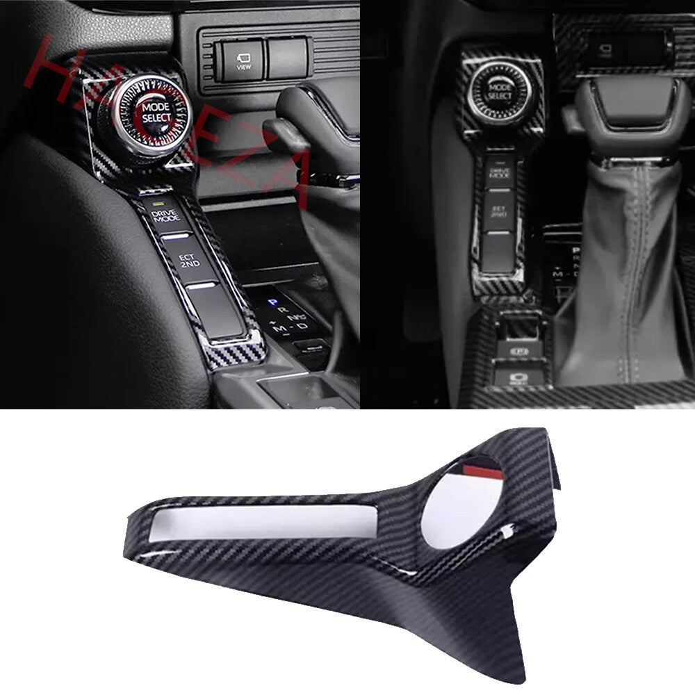 4WD Driving Mode Switch Trim For Toyot@ for Land Cruiser LC250 2024+ABS Carbon Fiber