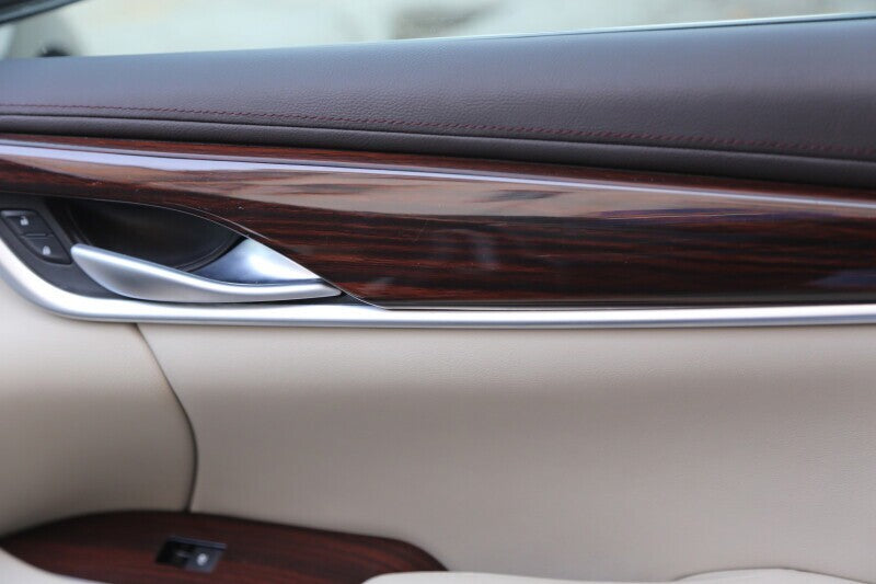 for Cadillac XTS 2013-2017 Agate Wood Grain Inner Door Panel Strip Cover Trim 4P