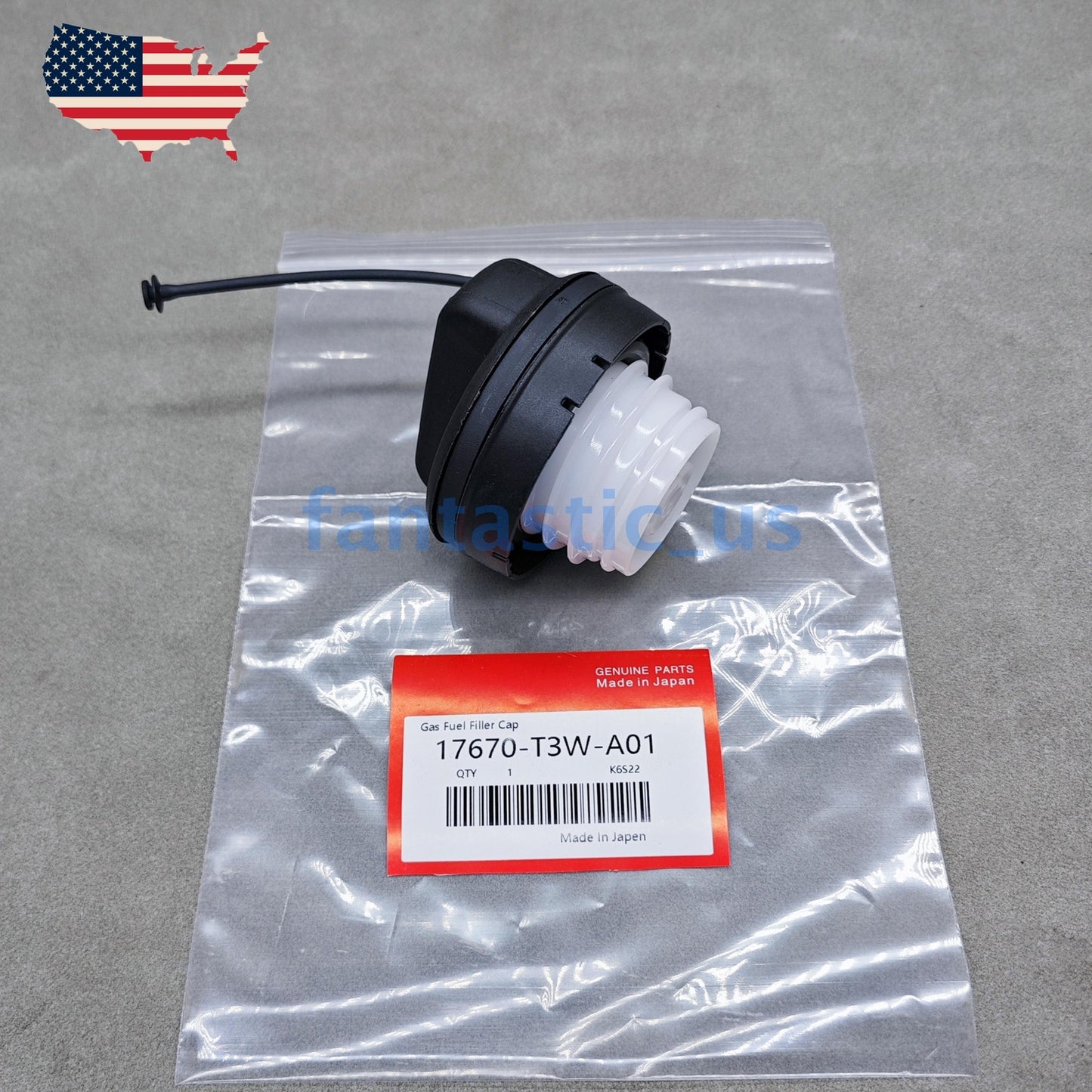New fuel filler cap for Honda for Civic 2006-2015 (pilot models), 2009-2015 HR-V, 2016-2017.