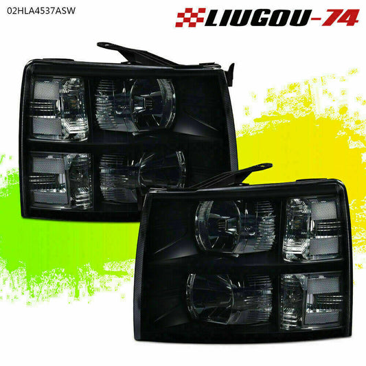 Transparent corner reflector headlight housing suitable for 07-14 for Chevrolet Silverado U