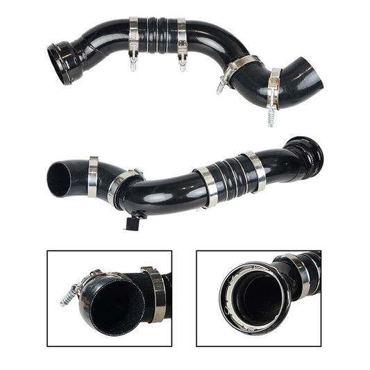 Black cold-side intercooler piping kit for 2011-16 for Ford 6.7L BC3Z6F073A BC3Z6F073B