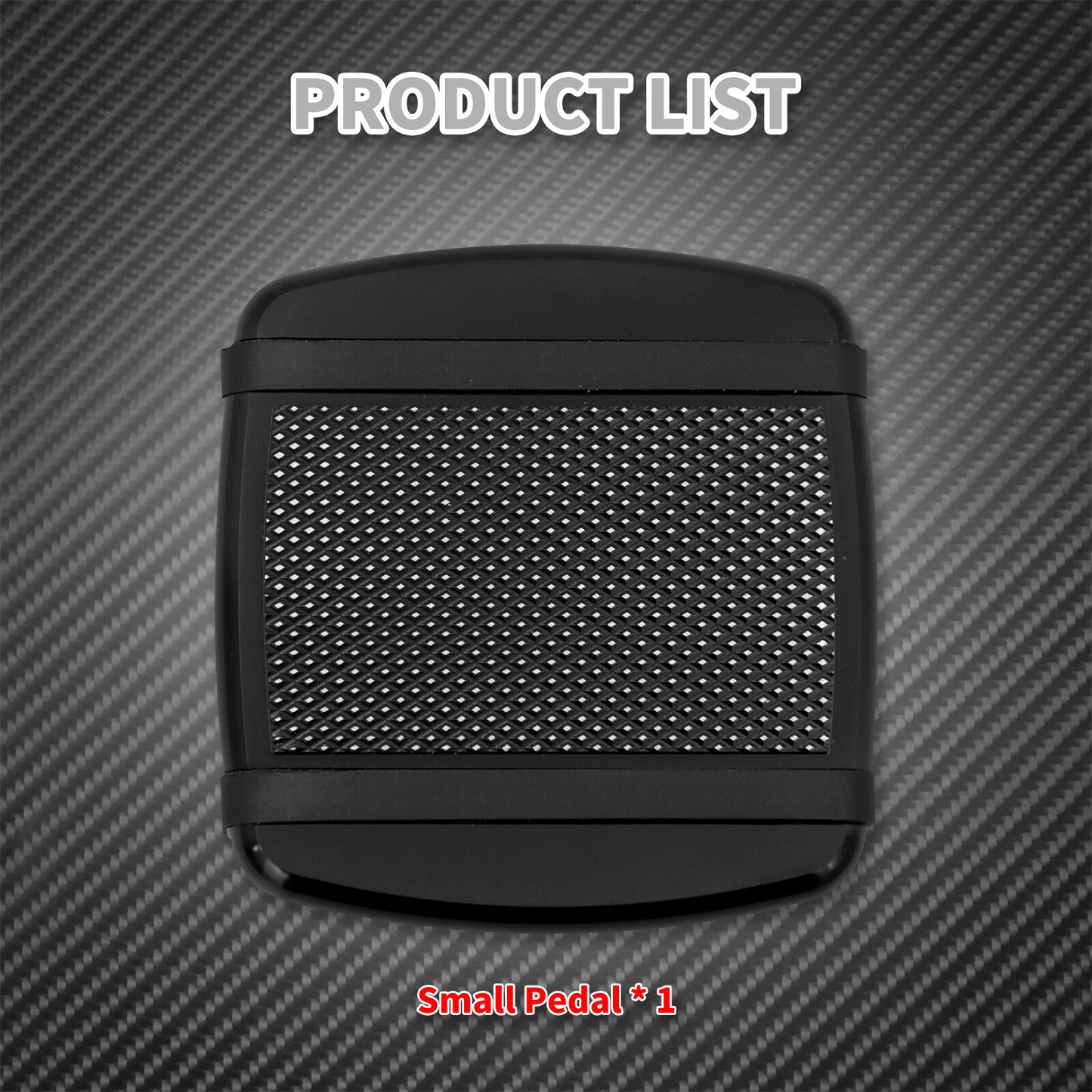 Small Non-Slip Brake Pedal Pad Cover Fit for Harley Softail FX 1984-2017 Dyna 17