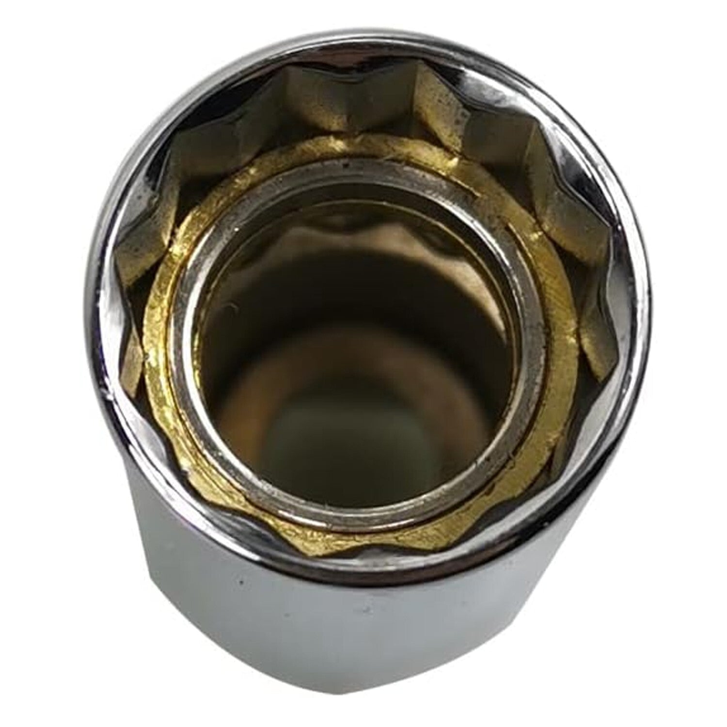 Magnetic spark plug socket, thin-walled 3/8 inch drive, 12.14 mm, suitable for BMW and for Nissan .