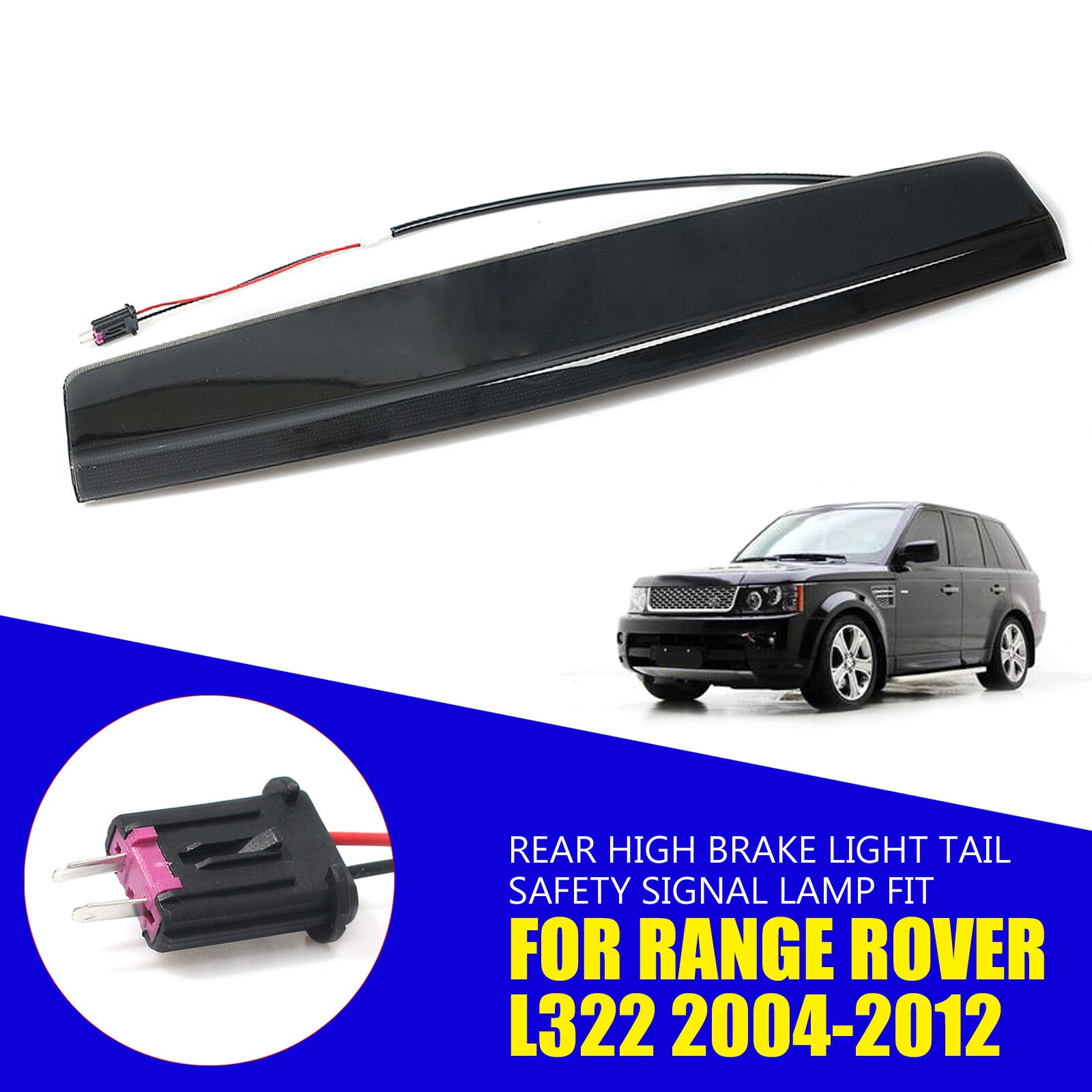 for Range Rover L322 2004-2012 Rear High Brake Light Tail Safety Signal Lamp