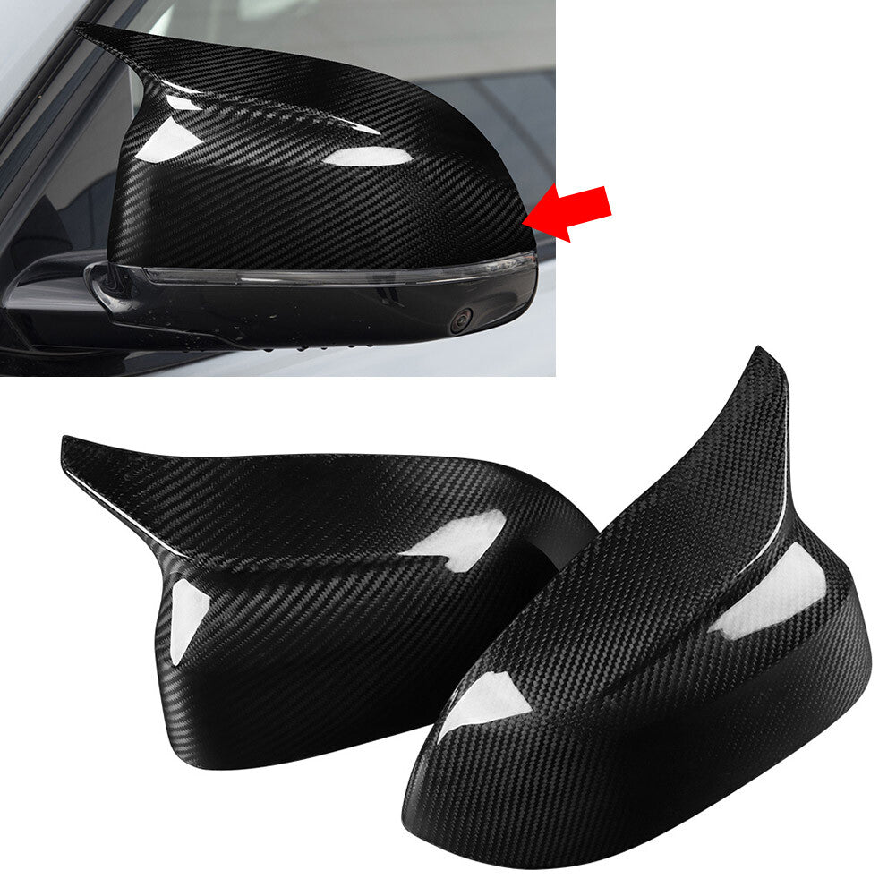 Carbon Fiber Rearview Mirror Cover Cap for BMW X3 X4 X5 X6 X7 G01 G02 G05 G06