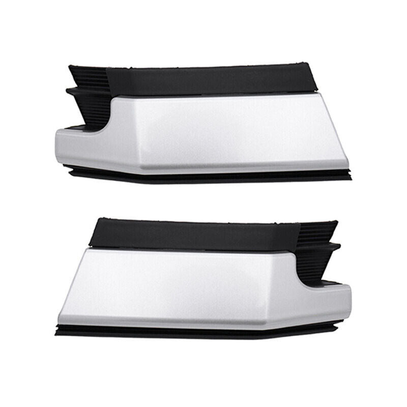 Front Grille Trailer Tow Cover Silver Pair for Toyota Highlander 2017 2018-19