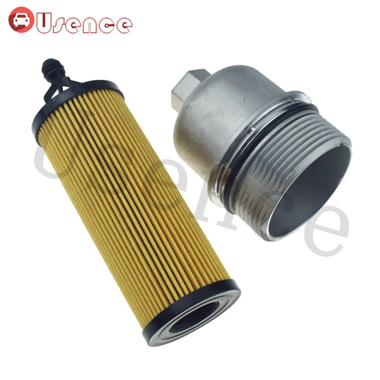 Aluminum Oil Filter Housing Cap With Oil Filter Set for Dodge for Jeep for Ram for Chrysler