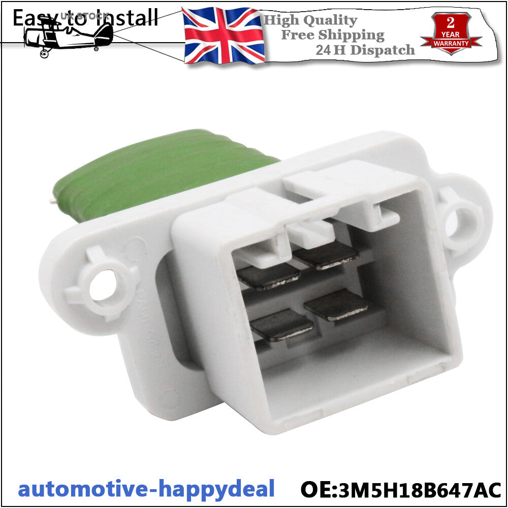 Heater Blower Fan Resistor for Ford C-Max Fiesta Focus Galaxy Kuga Mondeo S-Max