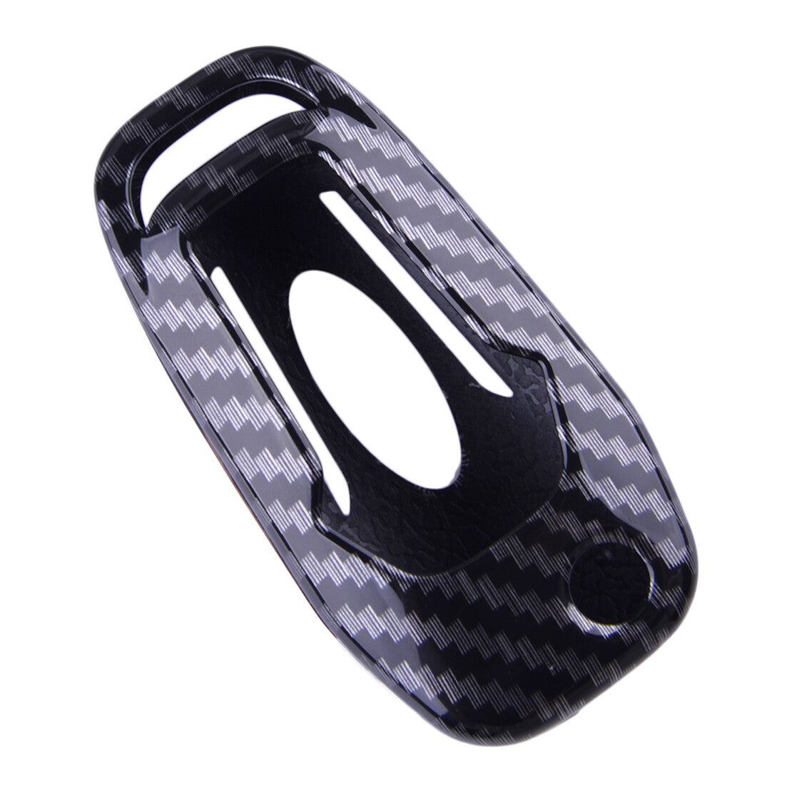 Carbon Fiber Style Remote Key Fob Case Cover Fit for Ford F-150 F-250 EcoSport