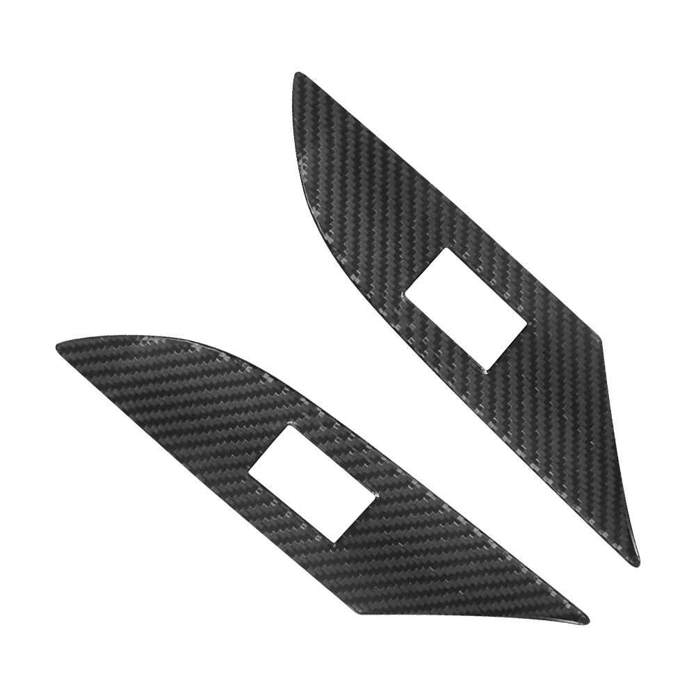 2X Carbon Fiber Rear Door Handle Panel Cover Trim for Toyota Hilux 2015-2021