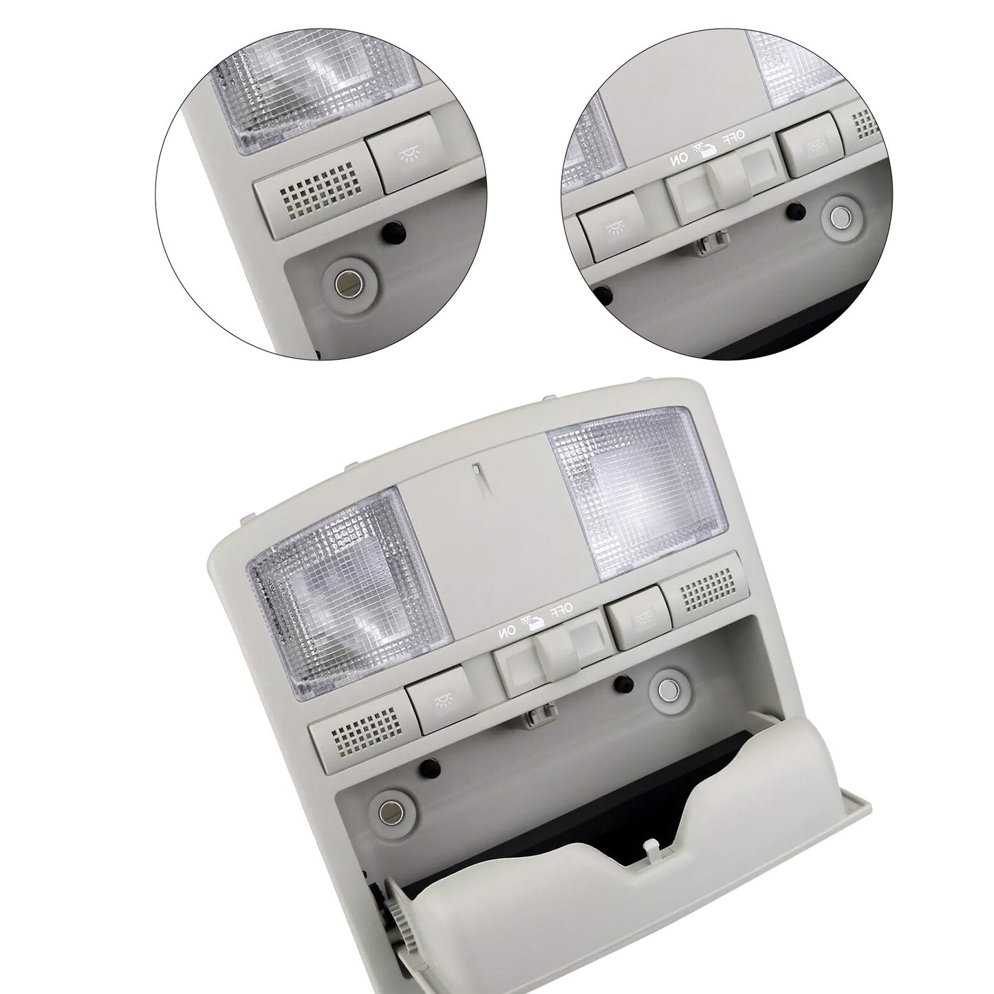 For 2009-2013 for Mazda 6 CX-9 2010-2015 w/o SunRoof Overhead Console Reading Light
