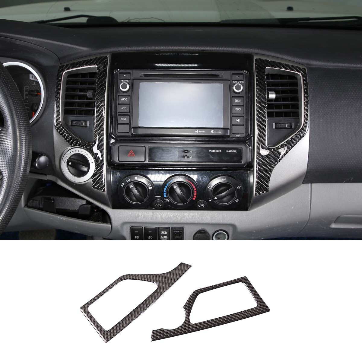 Carbon fiber ABS front fender side body vents for Corvette C7 2014-2018 USA.