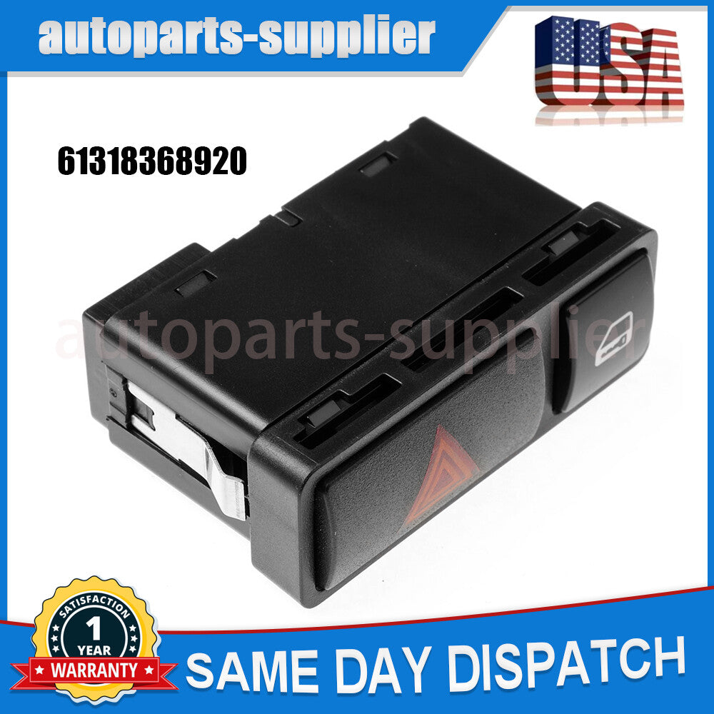 Danger warning door central locking switch 61318368920 is suitable for BMW E46, E53, E85, etc.