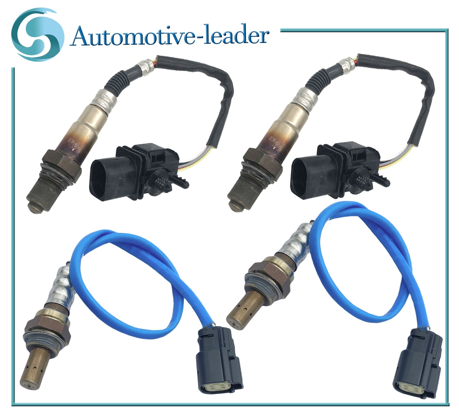 4Pcs UpDownstream Oxygen Sensor for Ford Flex Taurus 2011-2012 Fusion 2012 3.5L