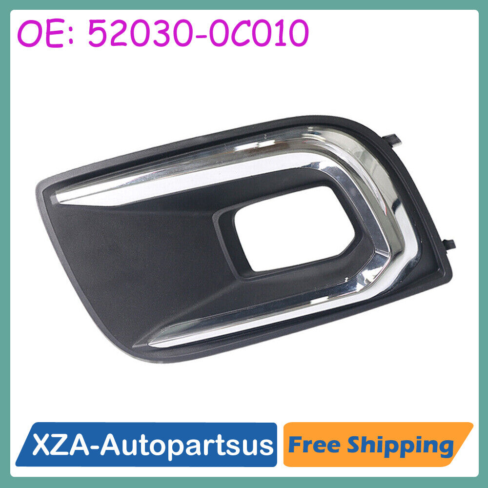 52030-0C010 Front Right Side Bumper Fog Light Cover for Toyota Sequoia 2018-2021