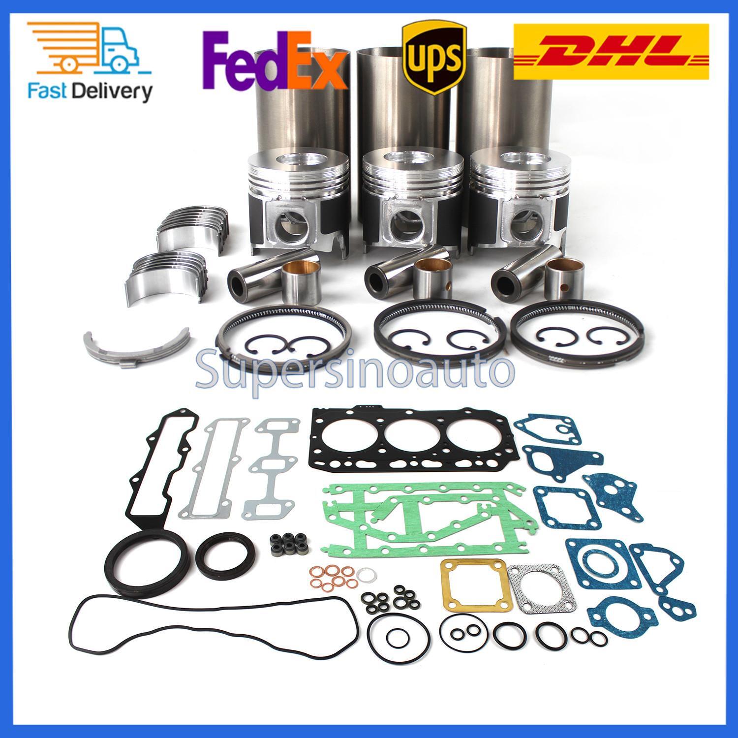 3TNV84 3TNV84T Overhaul Rebuild Kit for Yanmar Engine Piston Gasket Bearing Kit