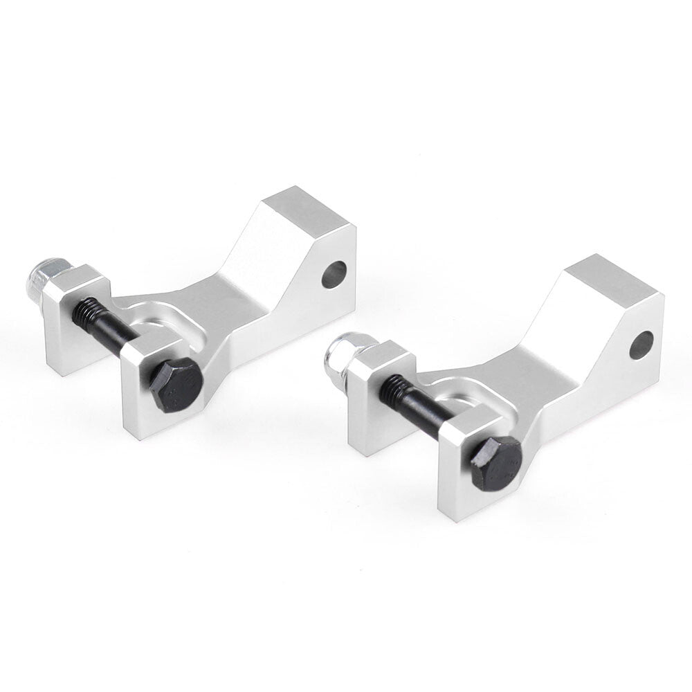 Motorcycle Rider Front Foot Pegs Lowering Kit for Yamaha 350 660R Silver