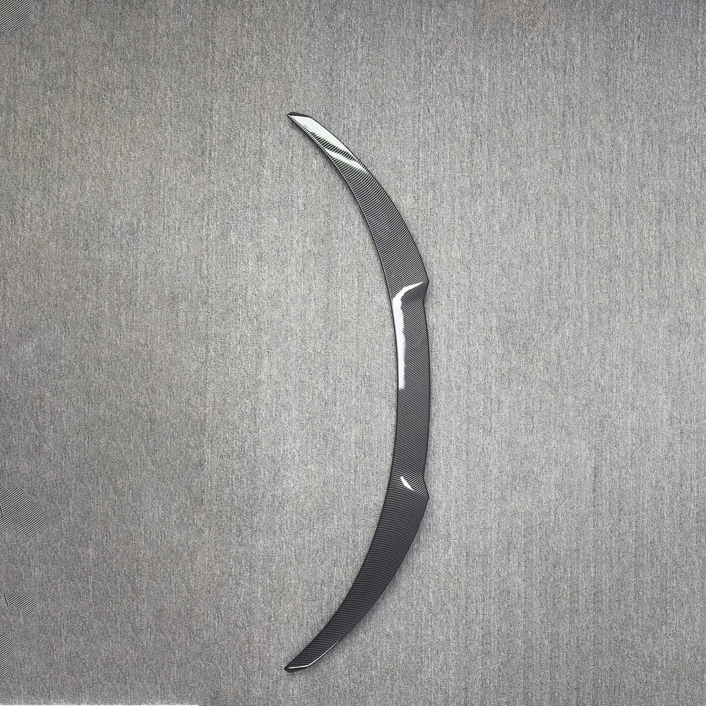 ABS Carbon Fiber Look Rear Door Tail Trunk Spoiler for Tesla Model 3 2024-2025