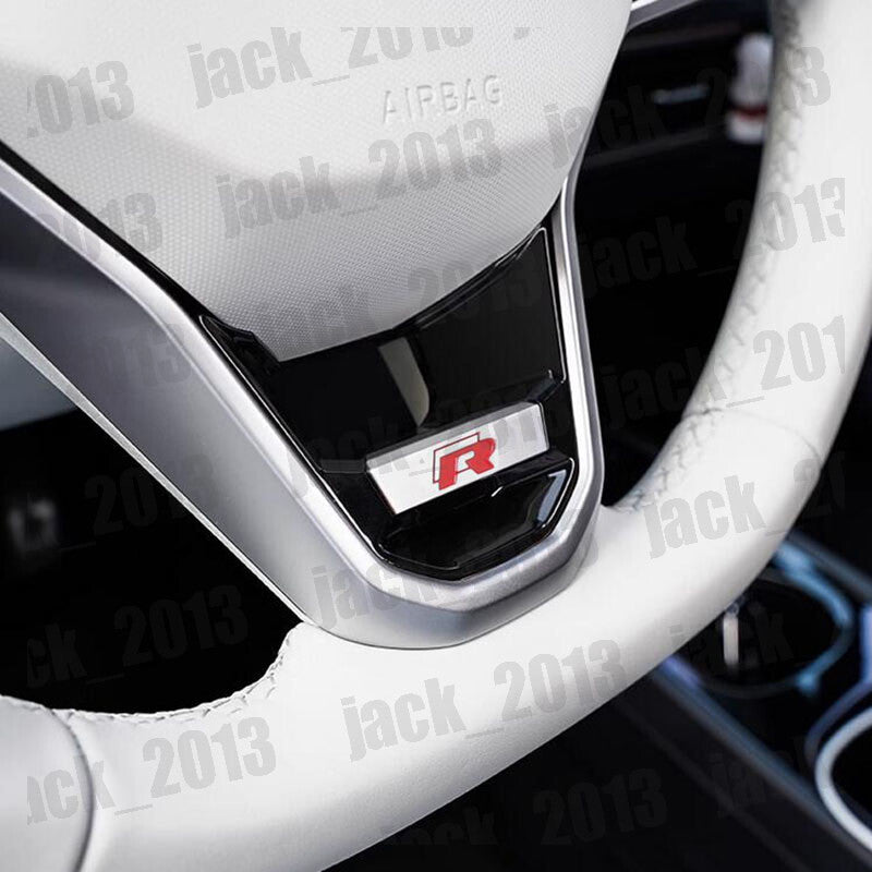 Black Steering Wheel Sequin Cover Trim for Volkswagen for VW CC 2021-2024