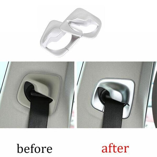 Interior for Seat Belt Buckle for BMW 5 Series G30 2018-2022 ABS Silver Cover Trim