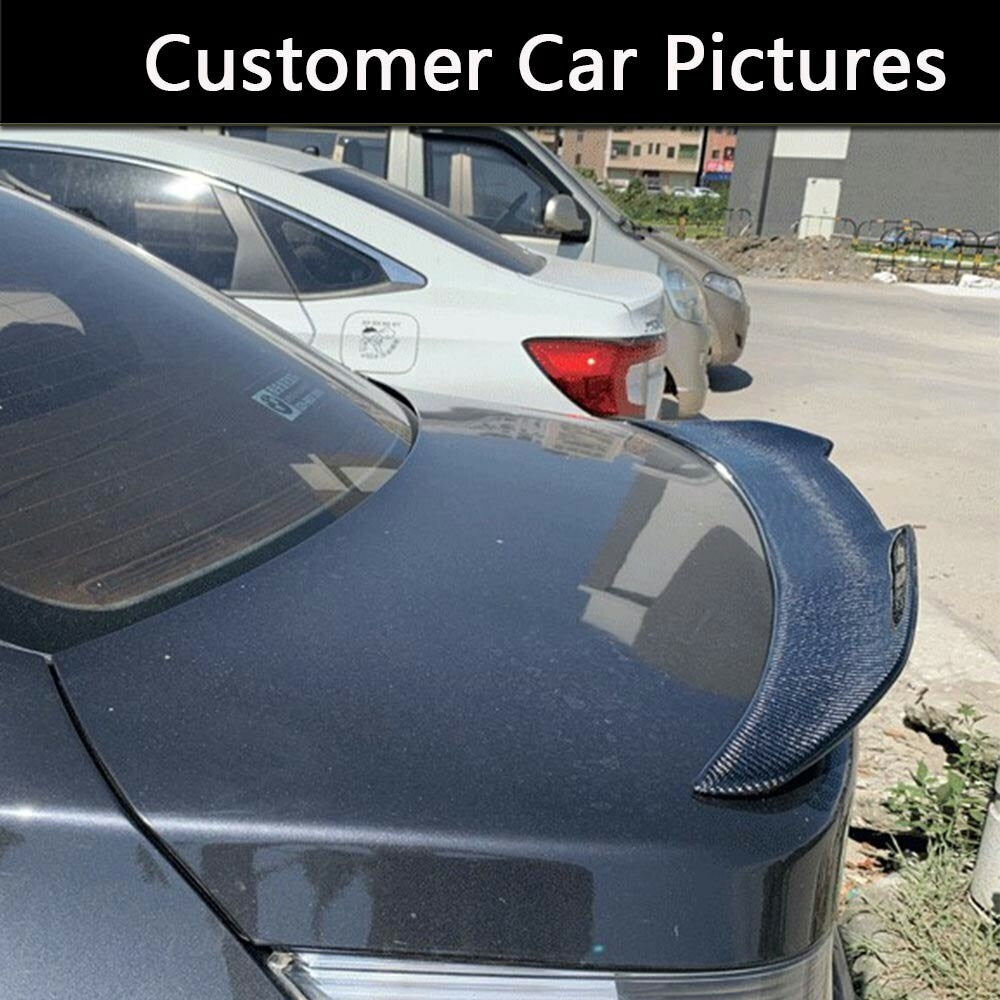 for BMW E60 5-Series M5 2004-2010 Carbon Fiber Rear Trunk Spoiler Boot Wing Lip